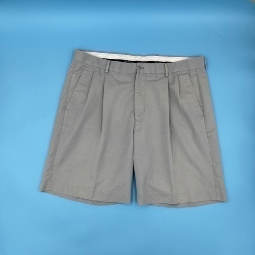 Alan Flusser Golf Chino Khaki Shorts